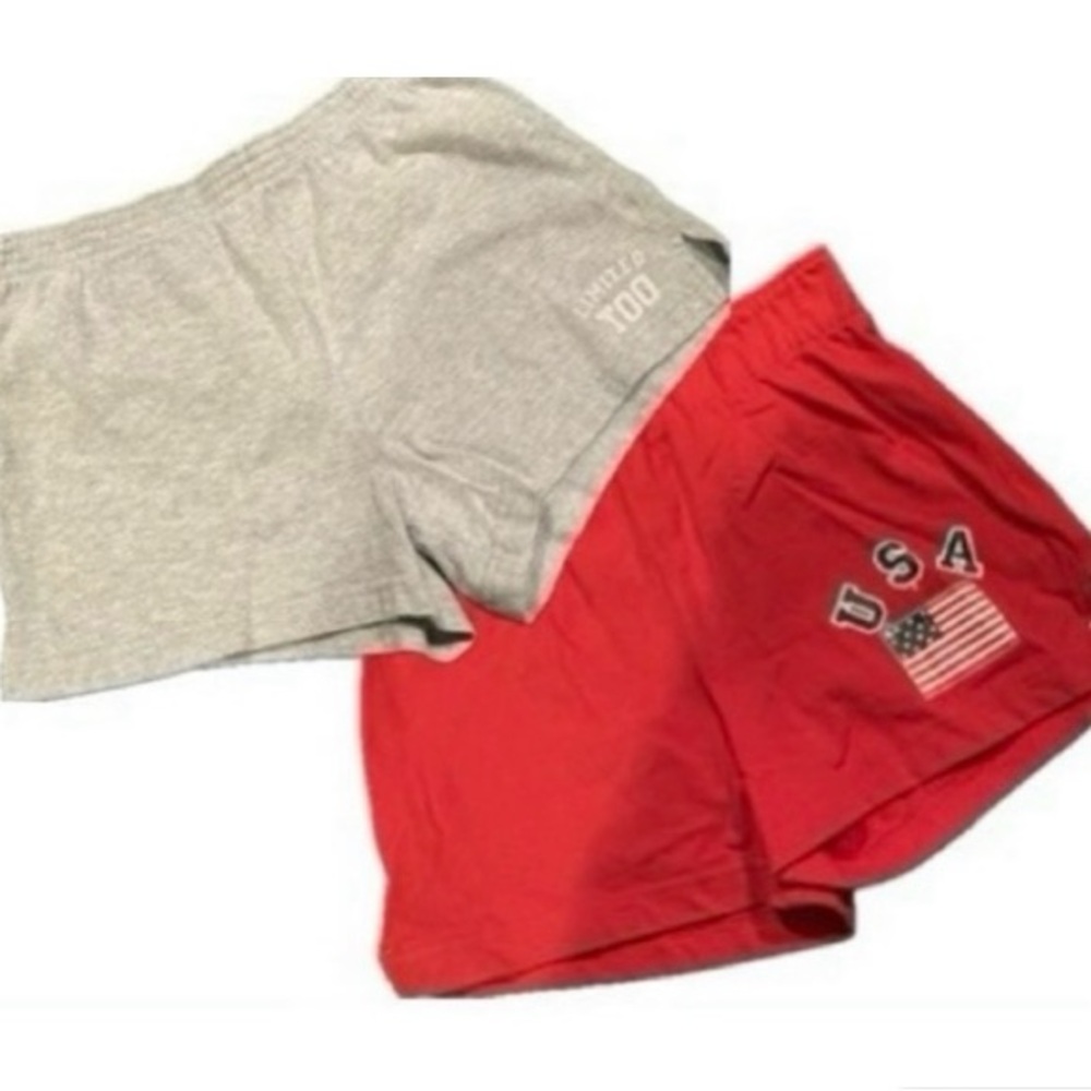 Tween girls (2) shorts.  Limited Too size S/10; Rave Girl M 10/12. Set (2) EUC